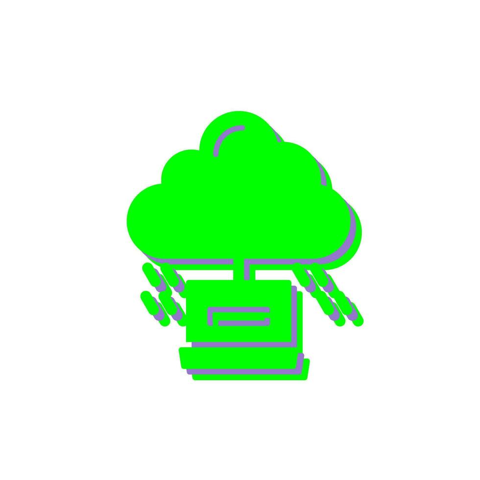 Cloud Computing Vector Icon