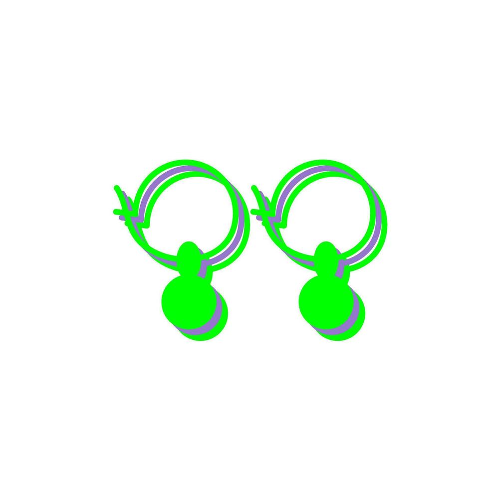 Earrings Vector Icon