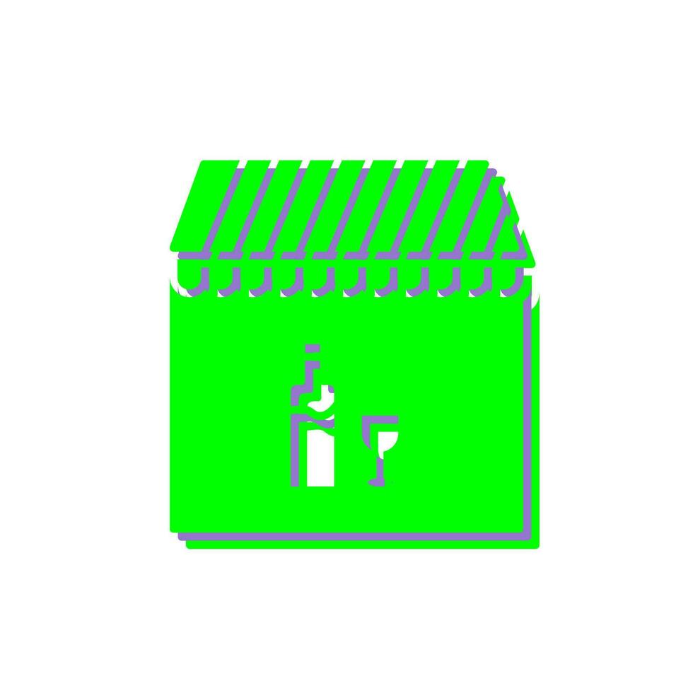 Unique Cafe and Bar Vector Icon