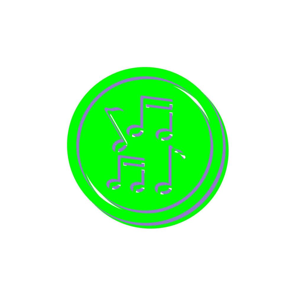 Musical Notes Vector Icon