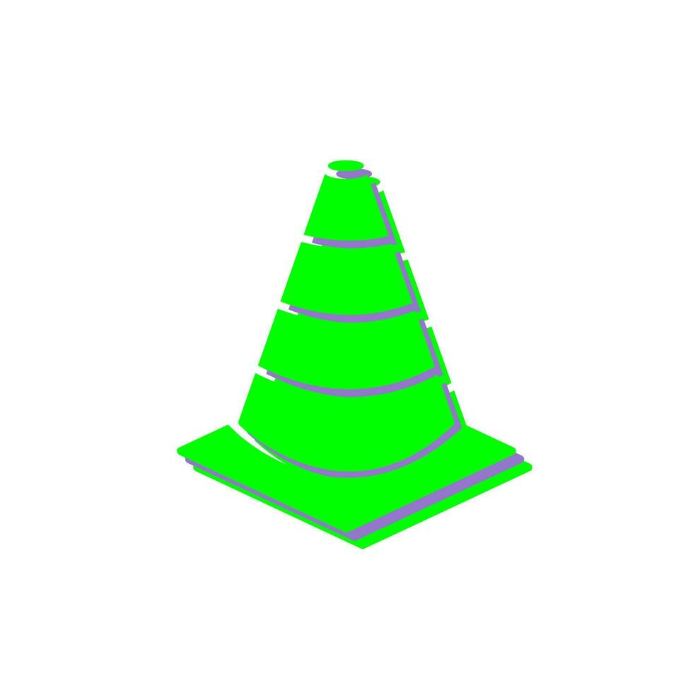 Unique Cone Vector Icon