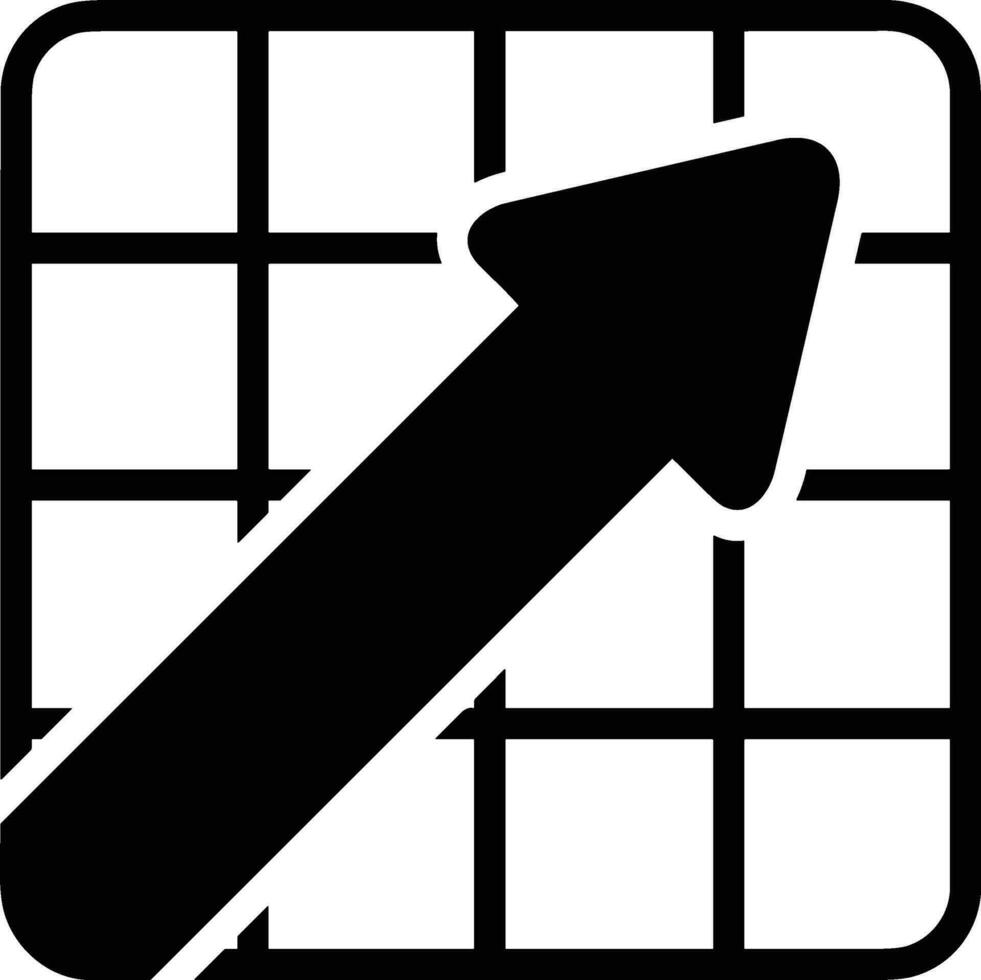 Growth business icon symbol vector image. Illustration of the progress outline infographic strategy  development design image