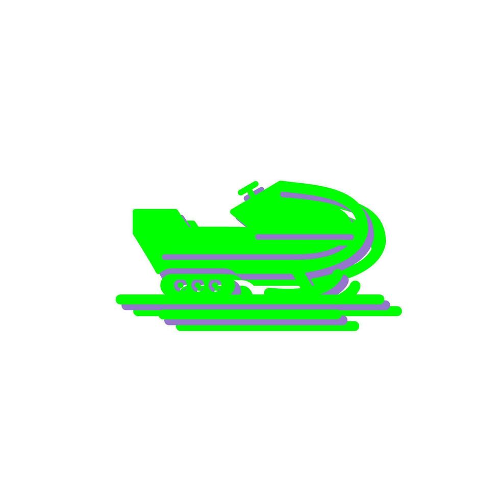 Snowmobile Vector Icon