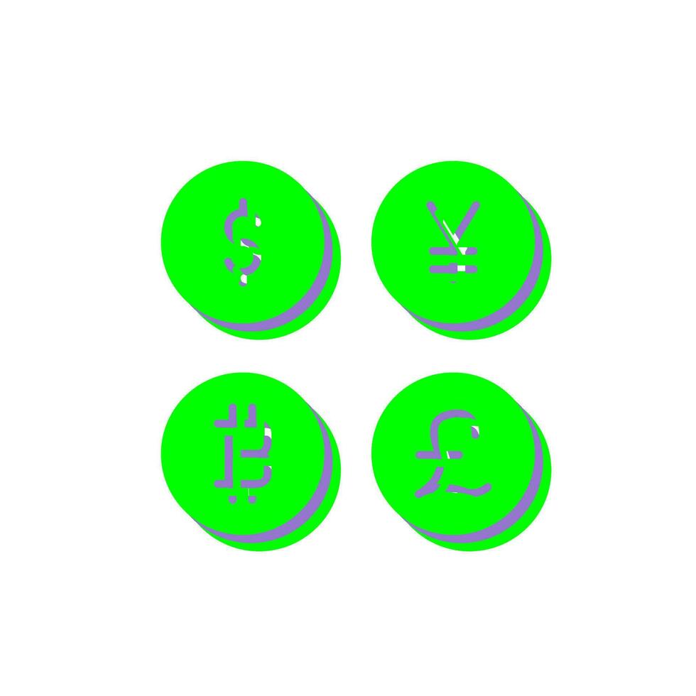 Currency Symbols Vector Icon