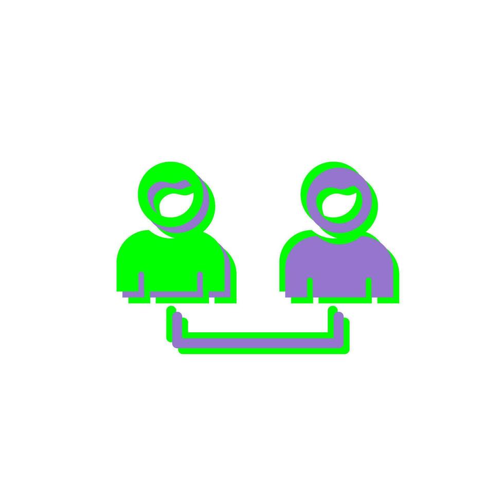 Connected Users Vector Icon