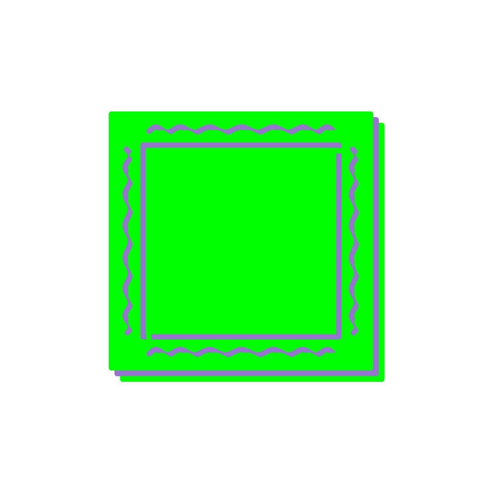 Unique Frame Vector Icon