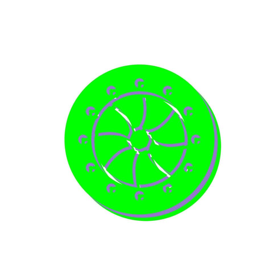 Unique Optical Diaphram Vector Icon