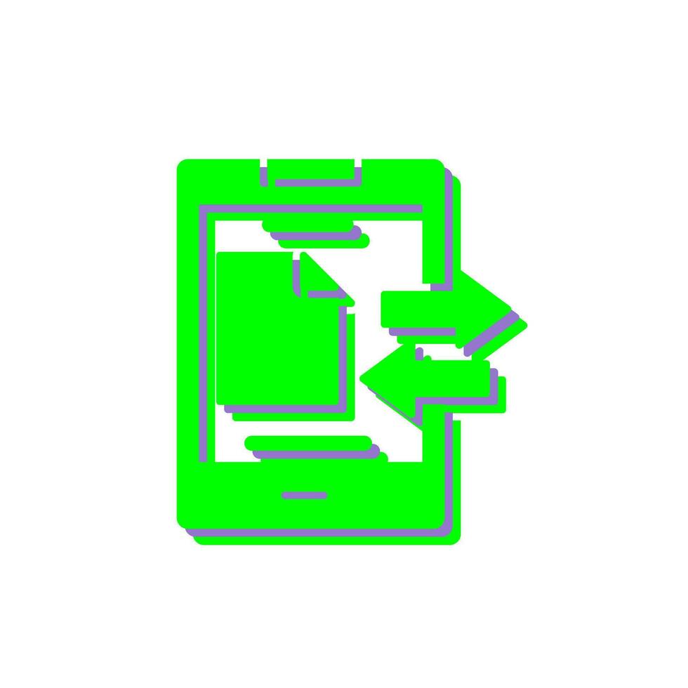Data Transfer Vector Icon