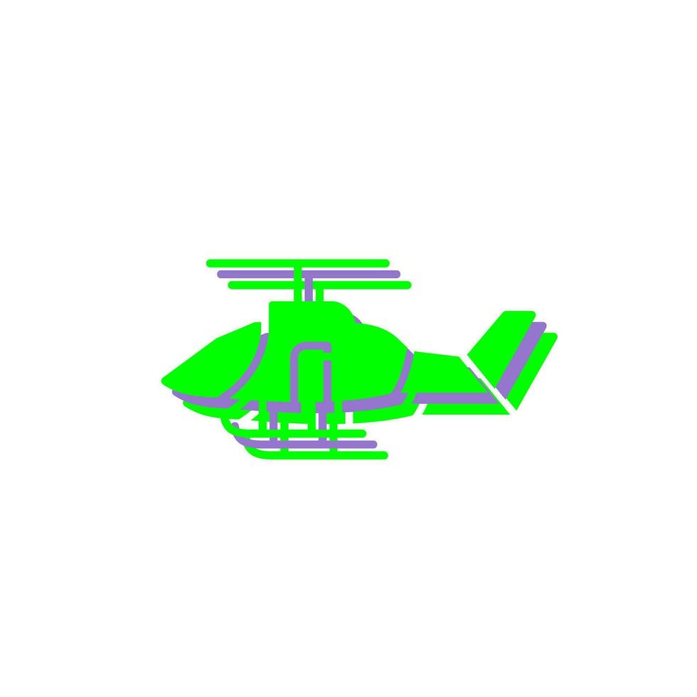 Military Helicopter Vector Icon