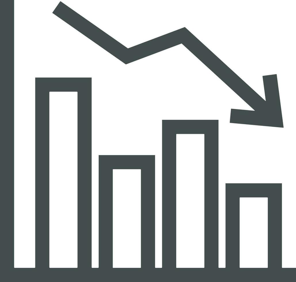 Growth business icon symbol vector image. Illustration of the progress outline infographic strategy  development design image