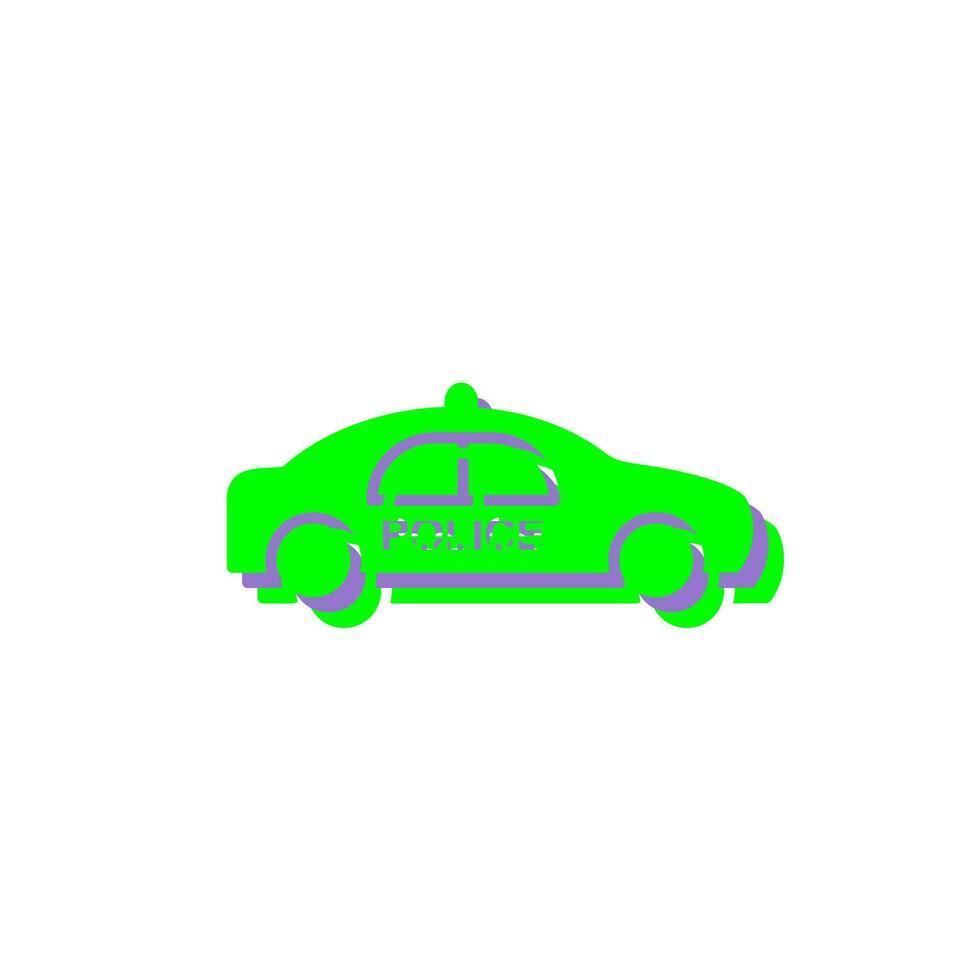 Police Car Vector Icon