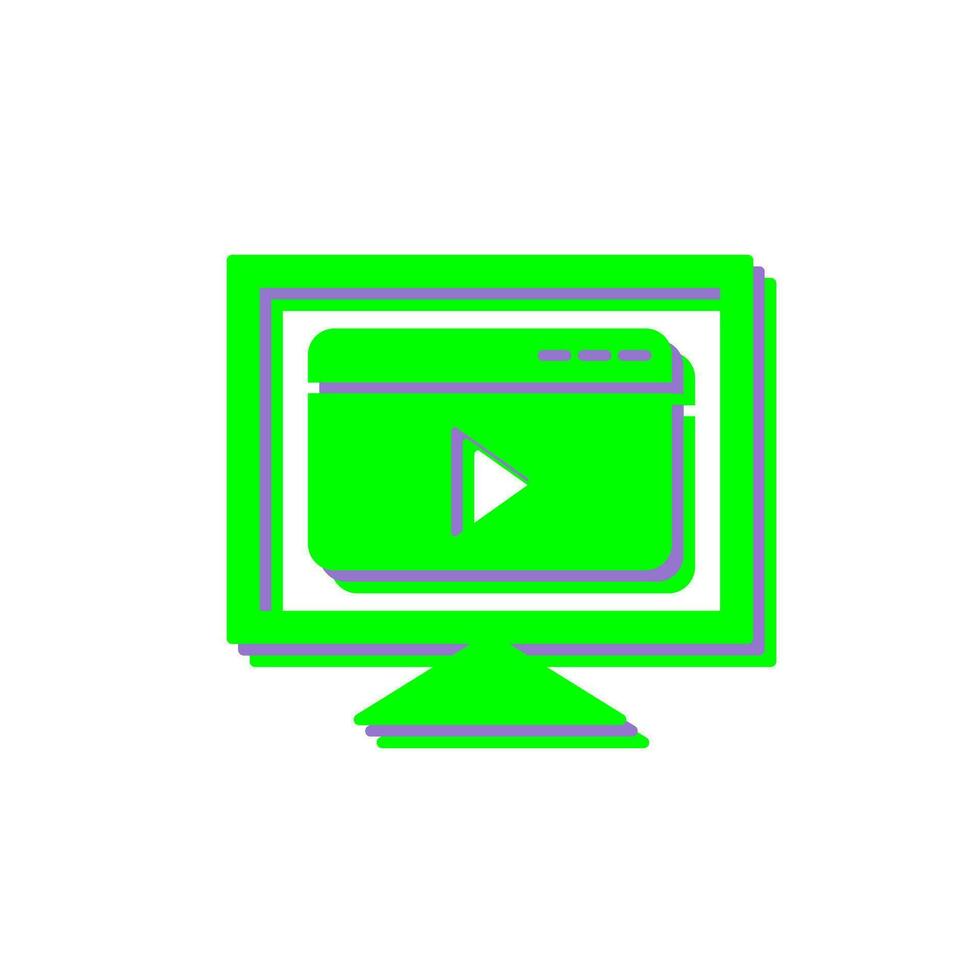 Video Streaming Vector Icon