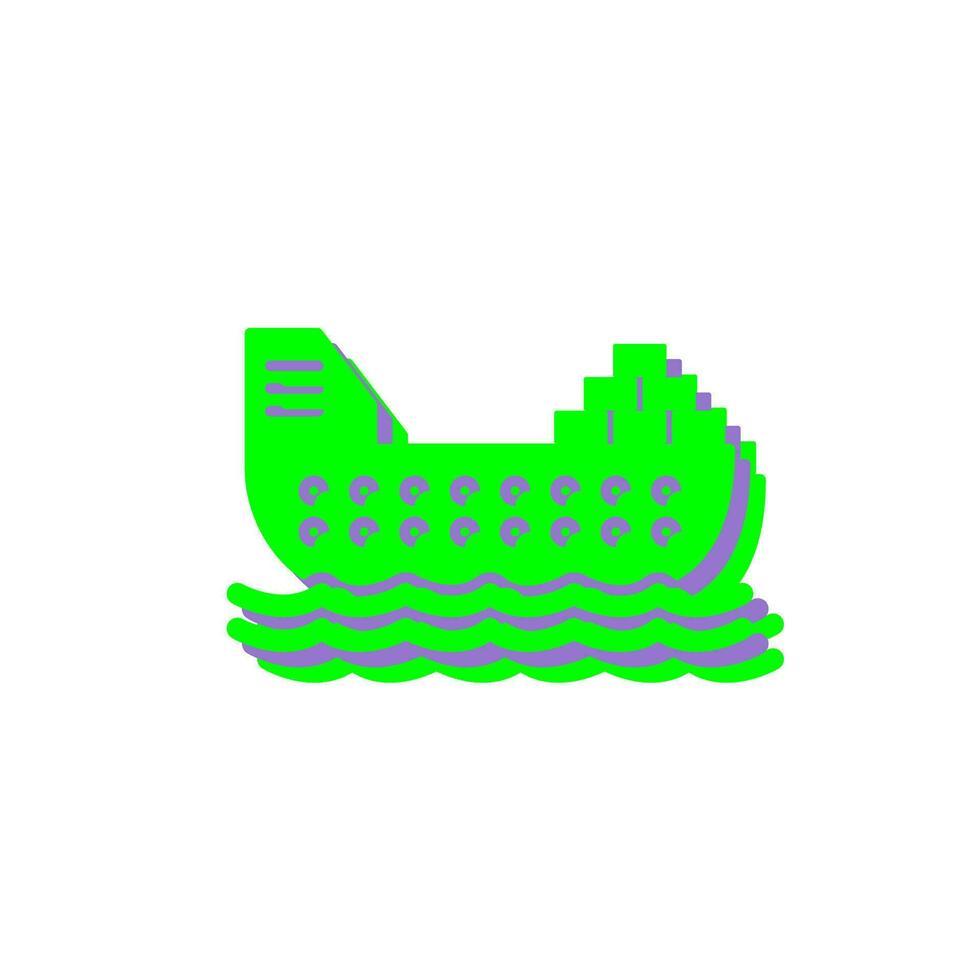 Cargo Ship Vector Icon