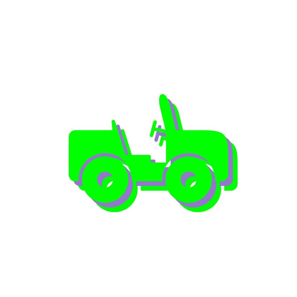 Safari Jeep Vector Icon