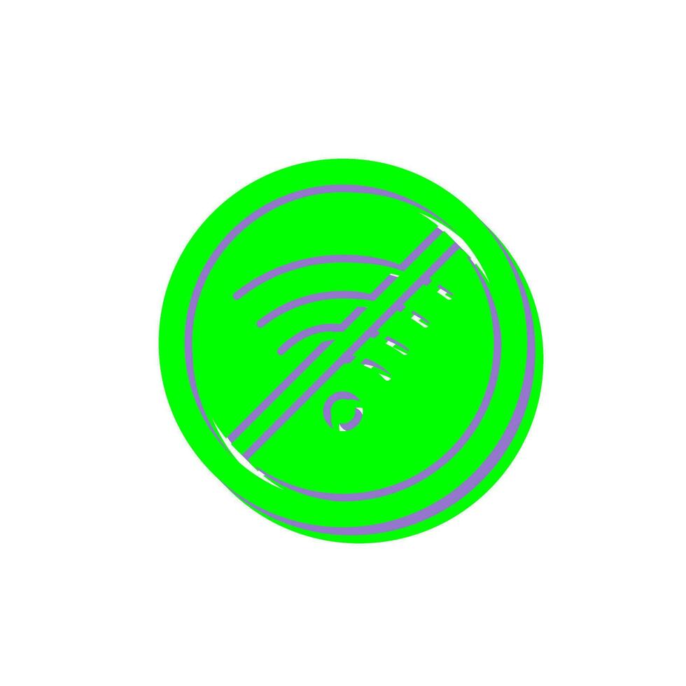 No Wifi Vector Icon