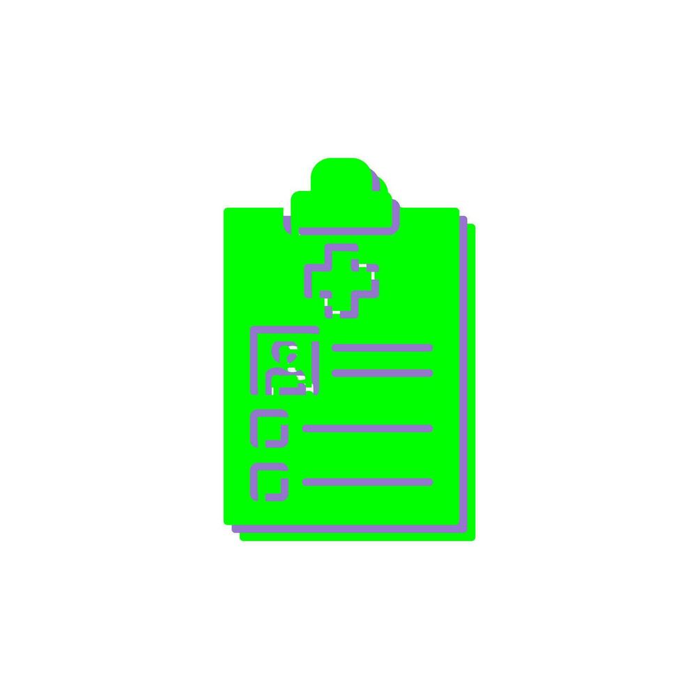 Medical Record Vector Icon