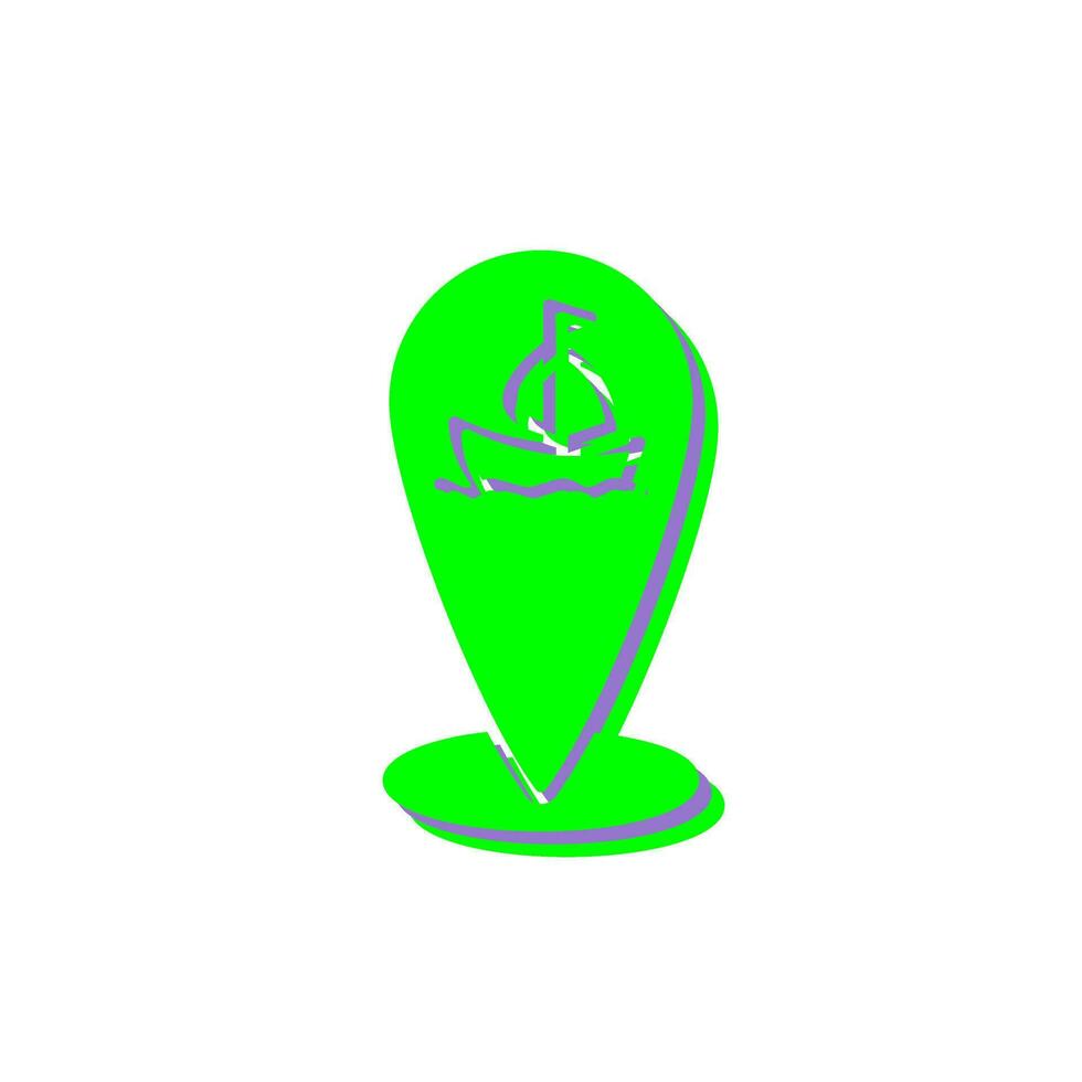Shipping Location Vector Icon