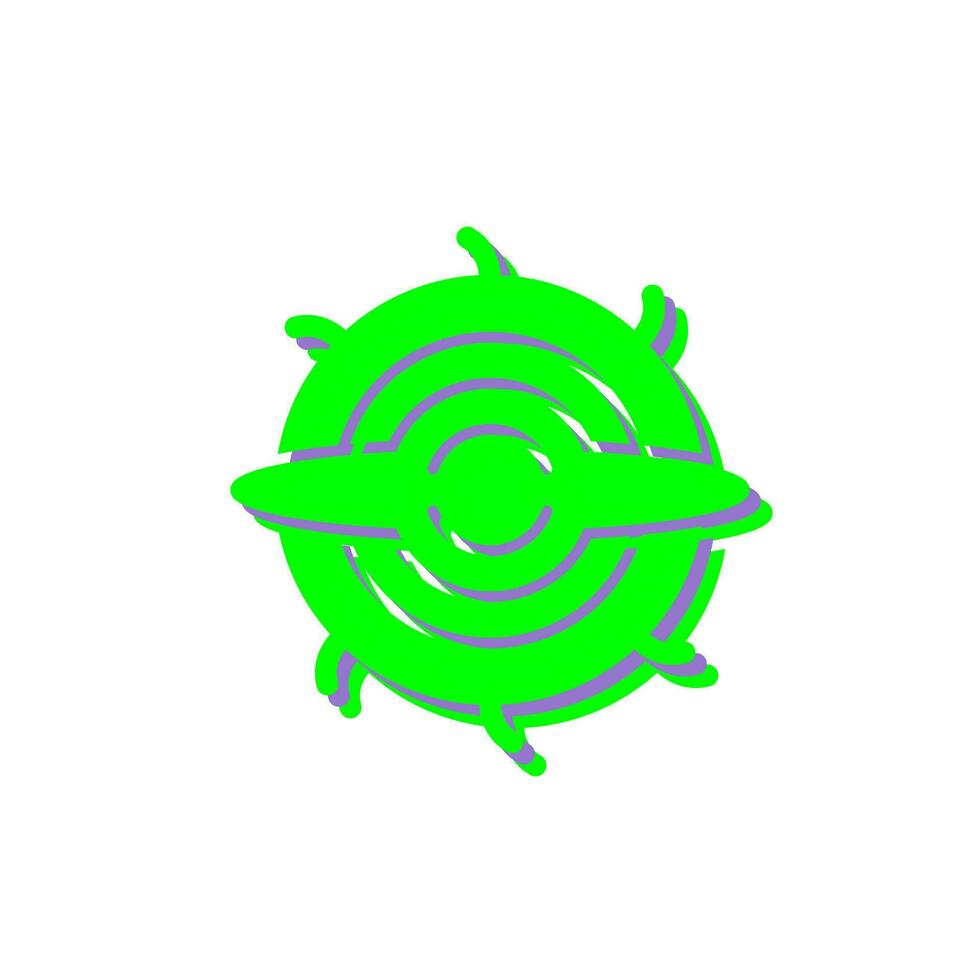 Black Hole Vector Icon