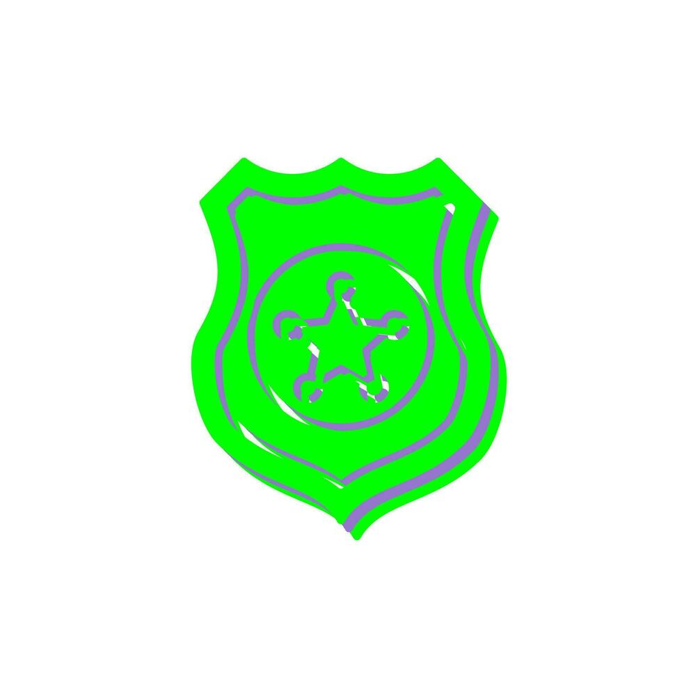 Police shield Vector Icon