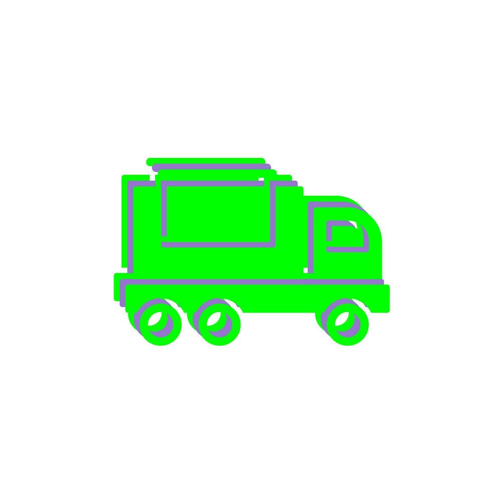 icono de vector de camión de carga