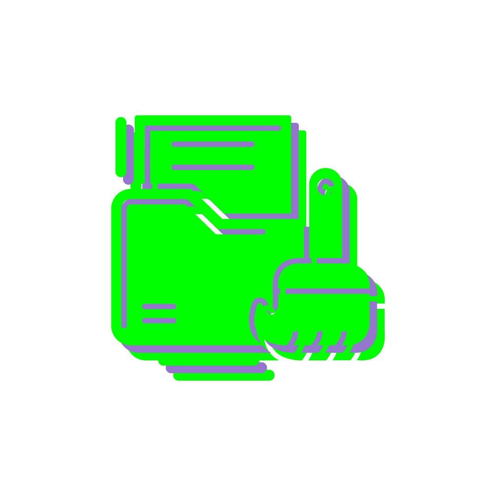 Data Cleaning Vector Icon