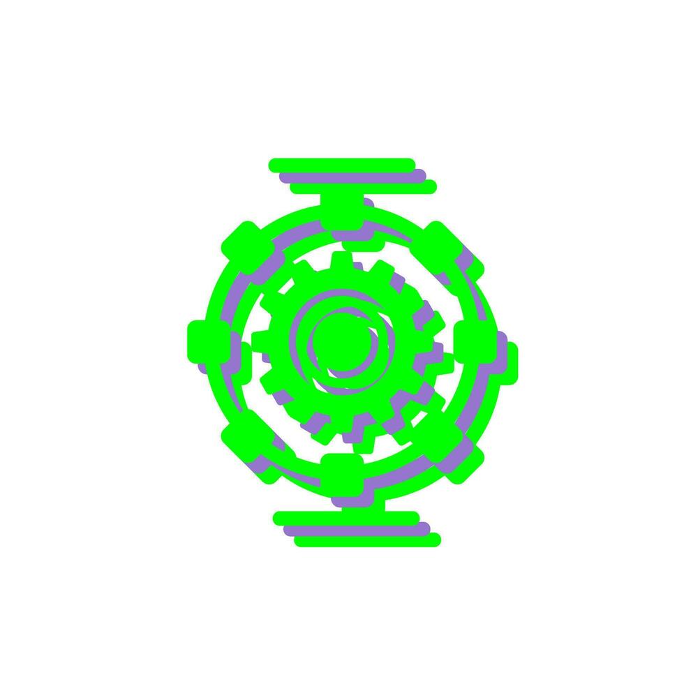 Automated Process Vector Icon