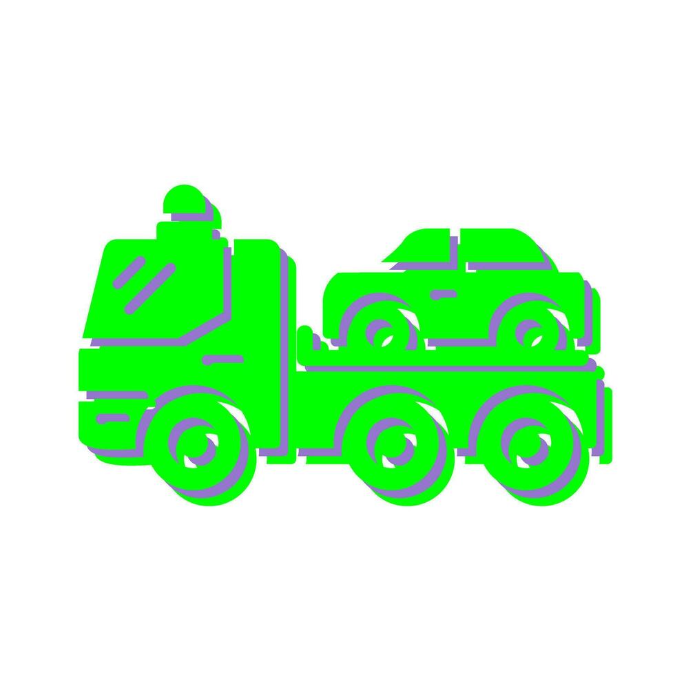 Tow Truck Vector Icon