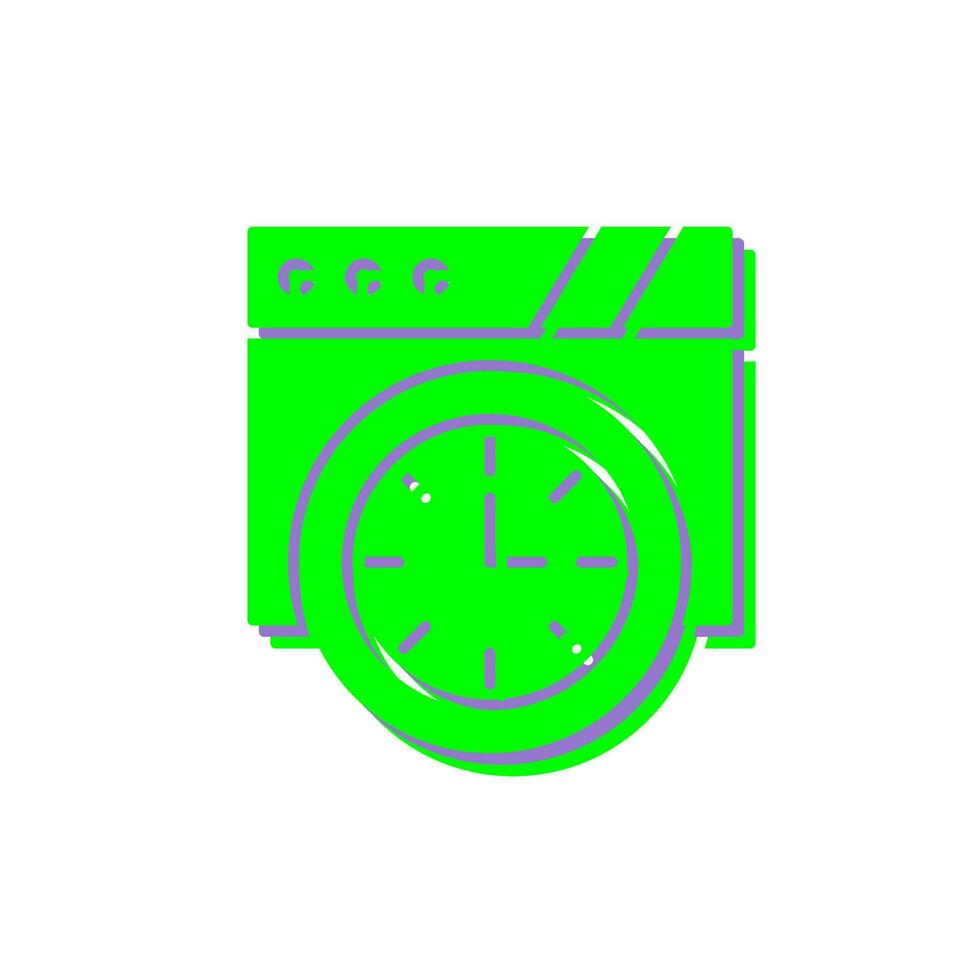 Wall Clock Vector Icon