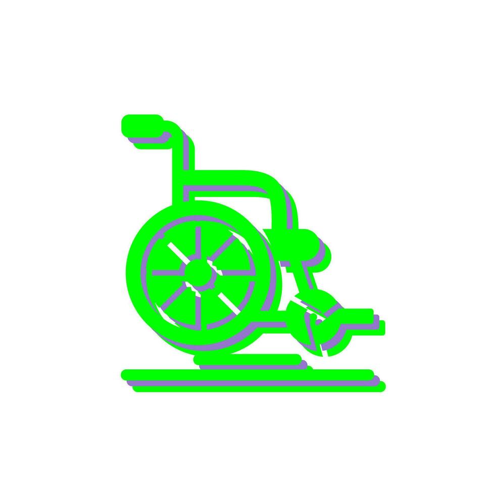 Wheel Chair Vector Icon