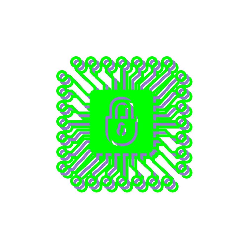 Cyber Protection Vector Icon