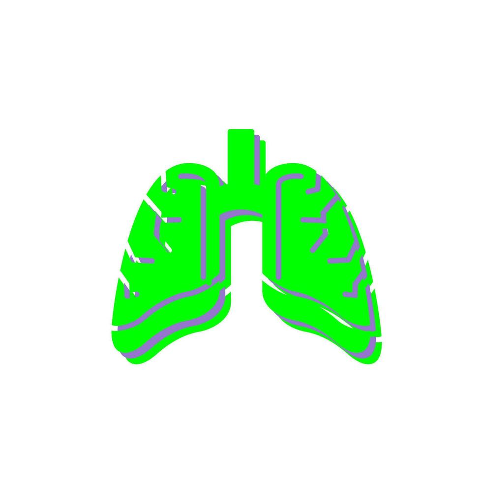 Lungs Vector Icon