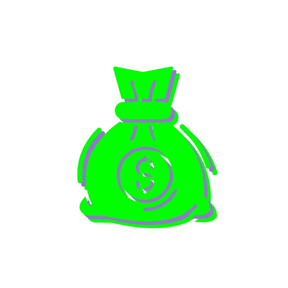 Money Bag Vector Icon