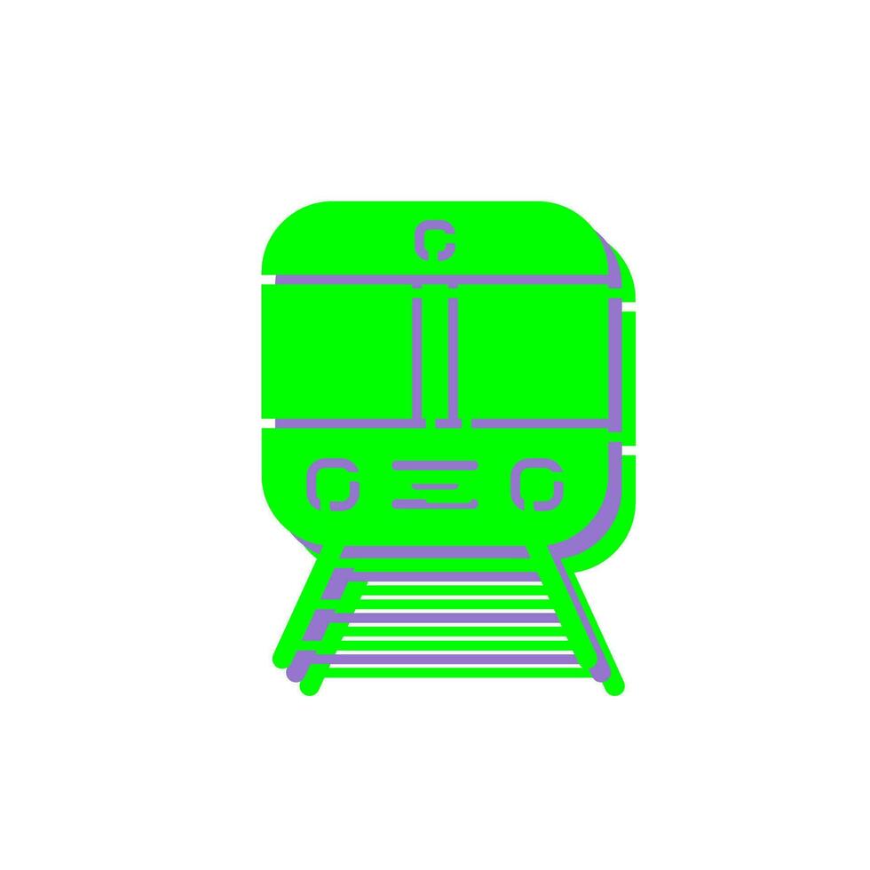 icono de vector de tren