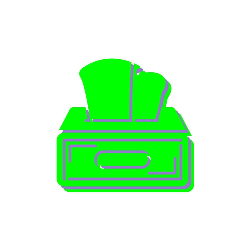 Tissue Box Vector Icon