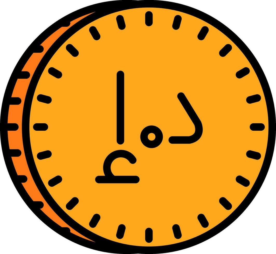 UAE Dirham Vector Icon Design