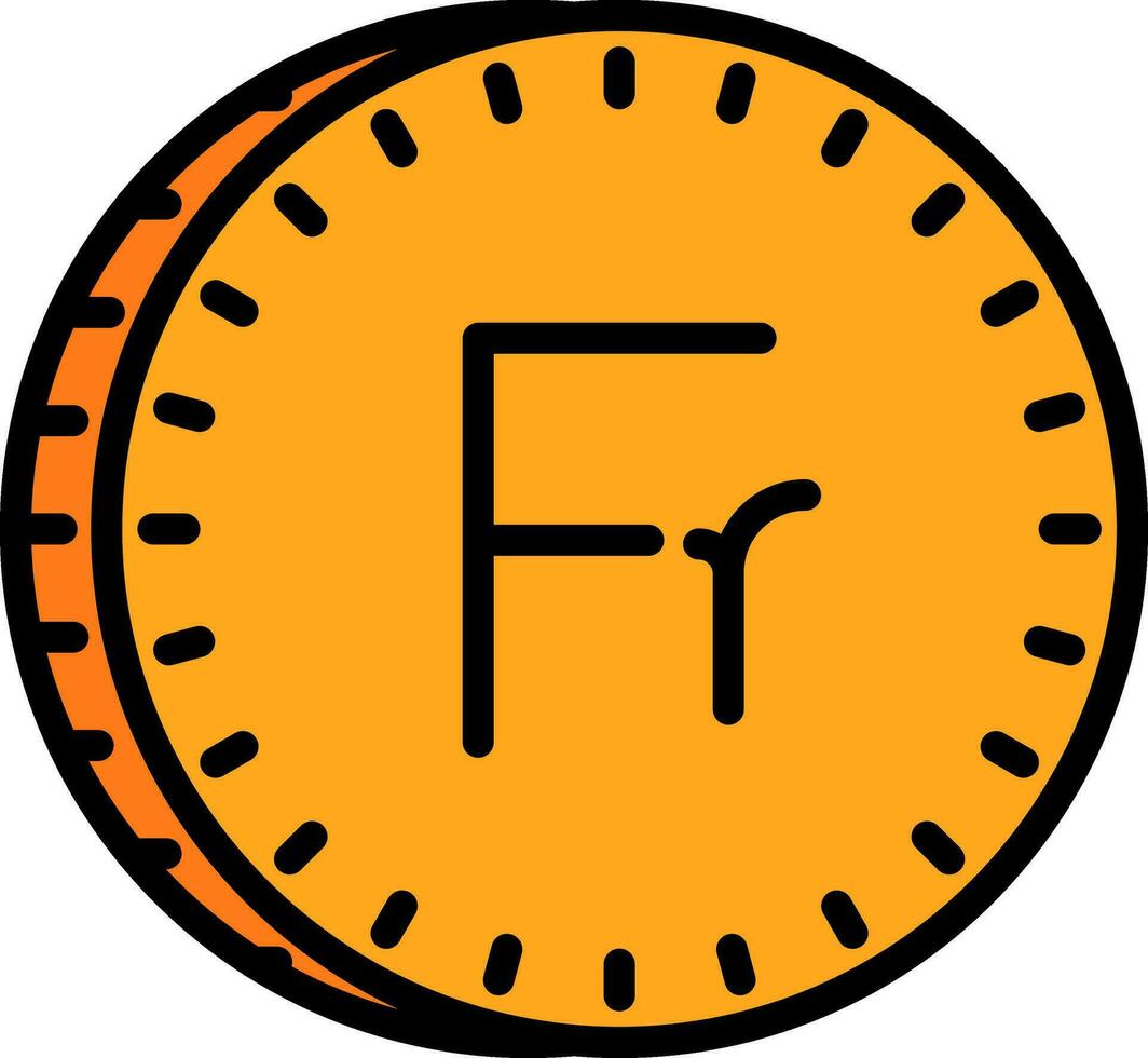 Franc Vector Icon Design