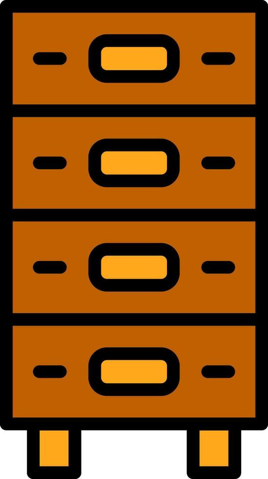 Drawer Vector Icon Design