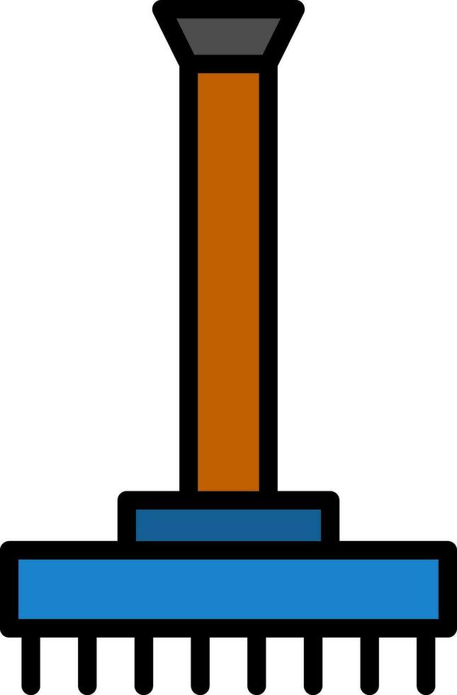 Rake Vector Icon Design