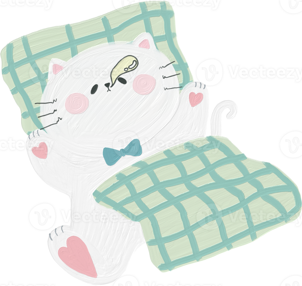 Kitty Kitten Cat white color emotion logo sticker for kids png