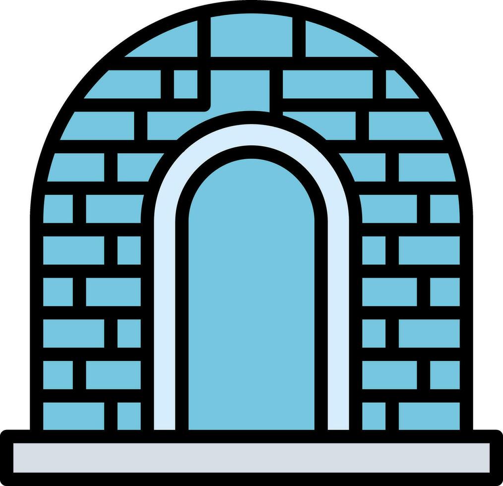 Igloo Vector Icon Design