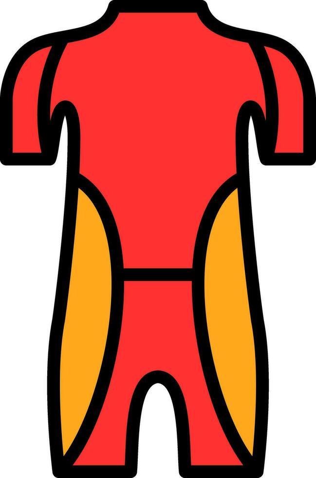 Wet Suit Vector Icon Design