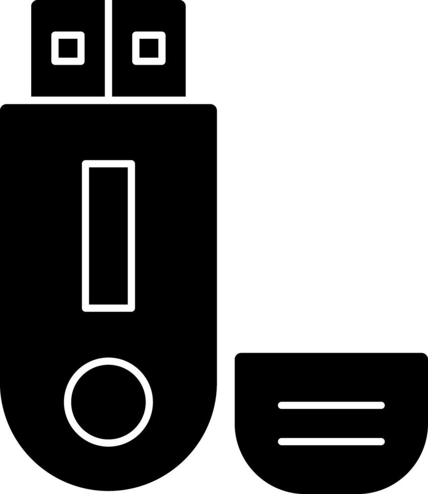 Pendrive Vector Icon Design