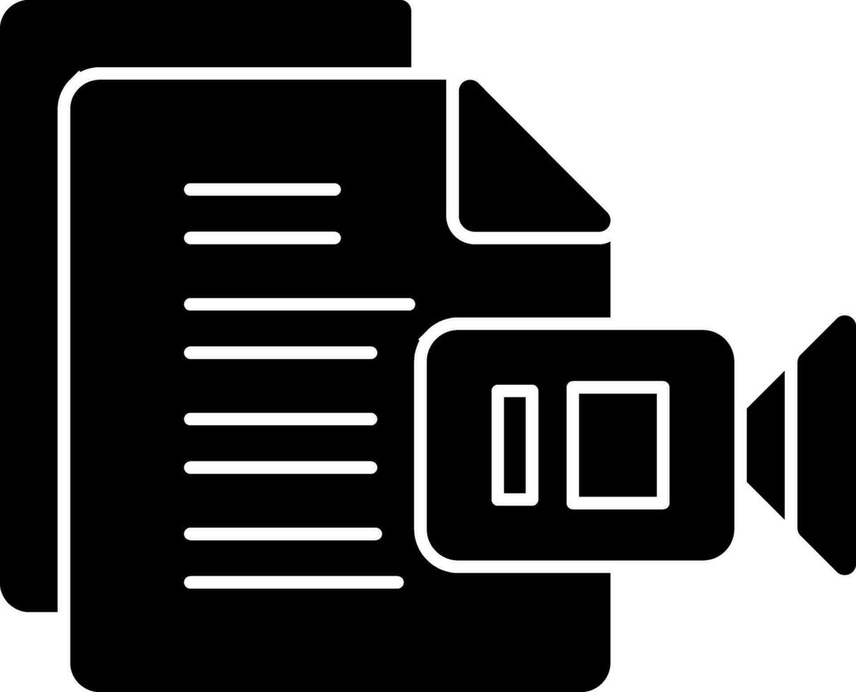 Video File Vector Icon Design
