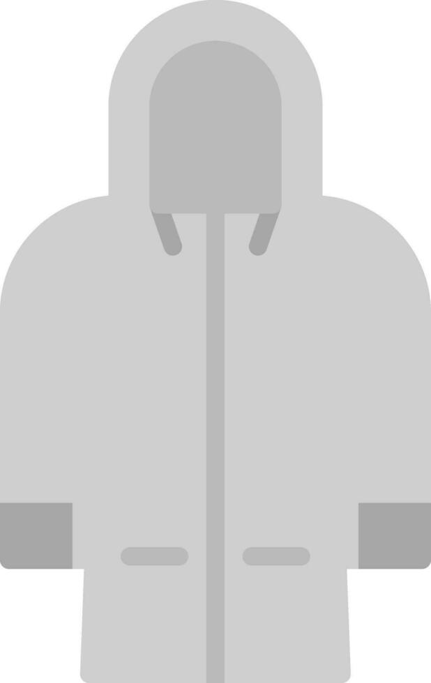 Raincoat Vector Icon Design