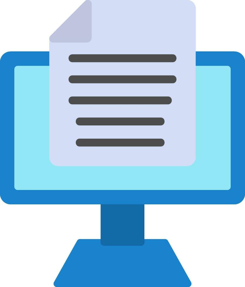 Blog Vector Icon Design