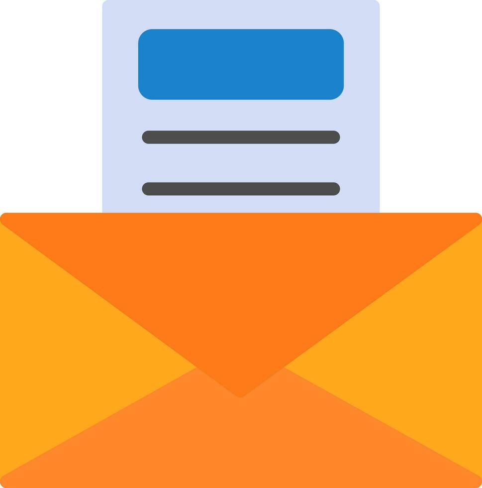 Newsletter Vector Icon Design