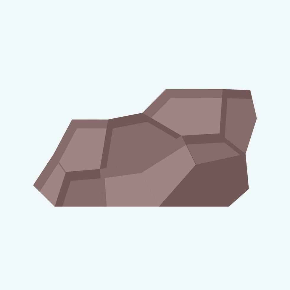 icono carbón. relacionado a minería símbolo. plano estilo. sencillo diseño editable. sencillo ilustración vector