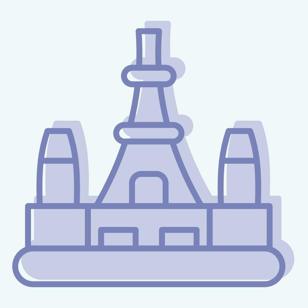 Icon Tokyo. related to Capital symbol. two tone style. simple design editable. simple illustration vector