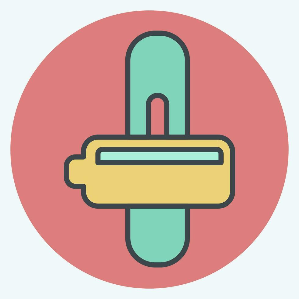 Icon Automatic Transmission. related to Car ,Automotive symbol. color mate style. simple design editable. simple illustration vector