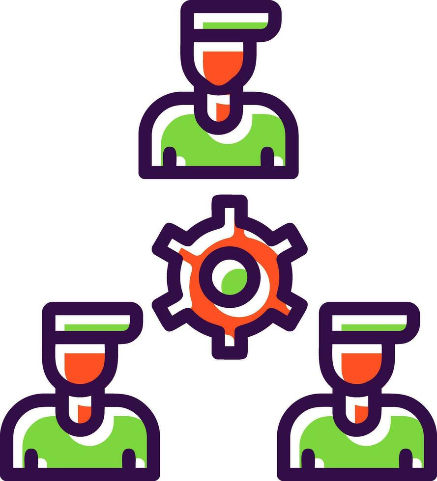 Collaboration Vector Icon Design